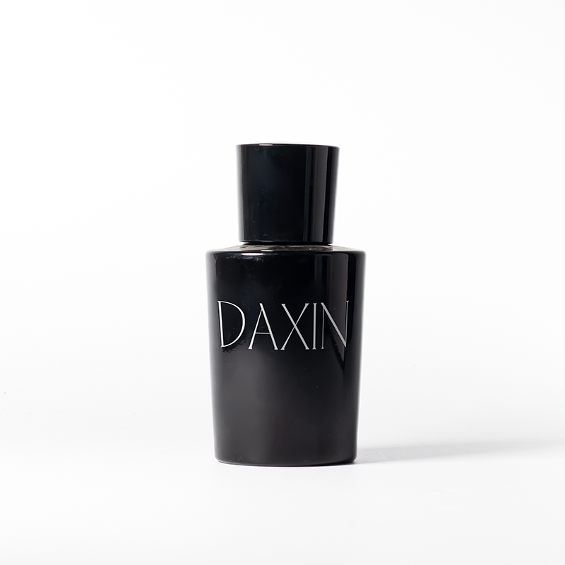 Custom Unique Luxury Cylinder Glass Perfume Bottle 75ml Perfume Empty Bottle With Box Packaging