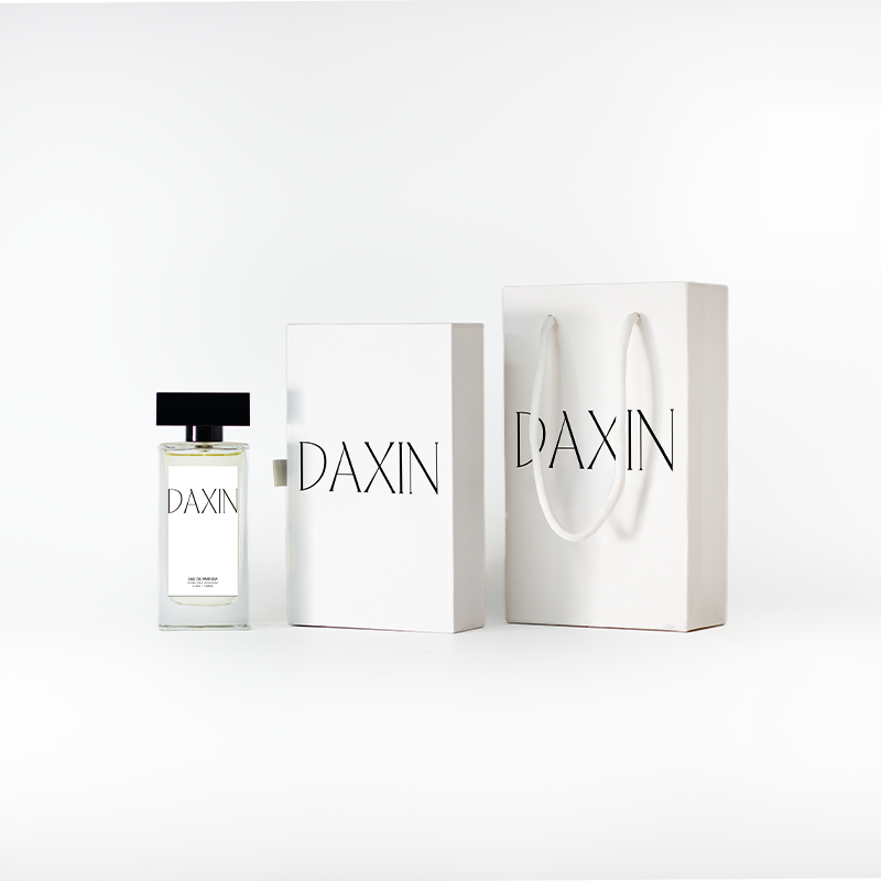 Luxury Cube 50ml 100ml 60ml 80ml Botol Parfum Square Perfume Bottle with Black Cap and Box