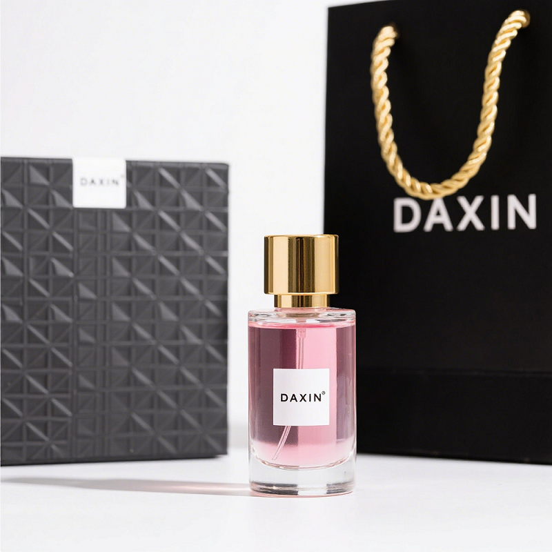 Cylinder 100ml 50ml 30ml Empty Glass Perfume Bottle with Atomizer Spray Pump Packaging Box