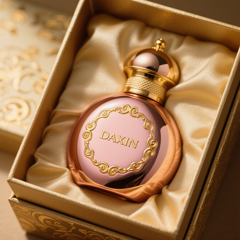 Custom Premium Glossy Glass Perfume Bottle with Unique Round Ball Cap Empty Fragrance Bottle Packaging