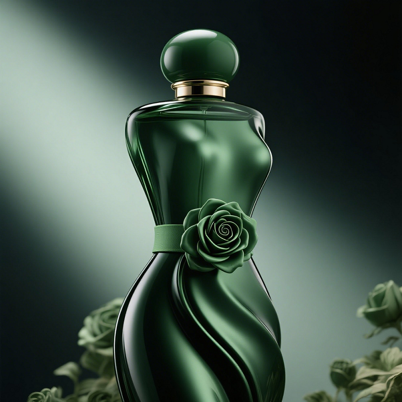 Elegant Lady Body Mist Spray Bottle Custom Design Women Shaped Perfume Glass Atomizer Bottle