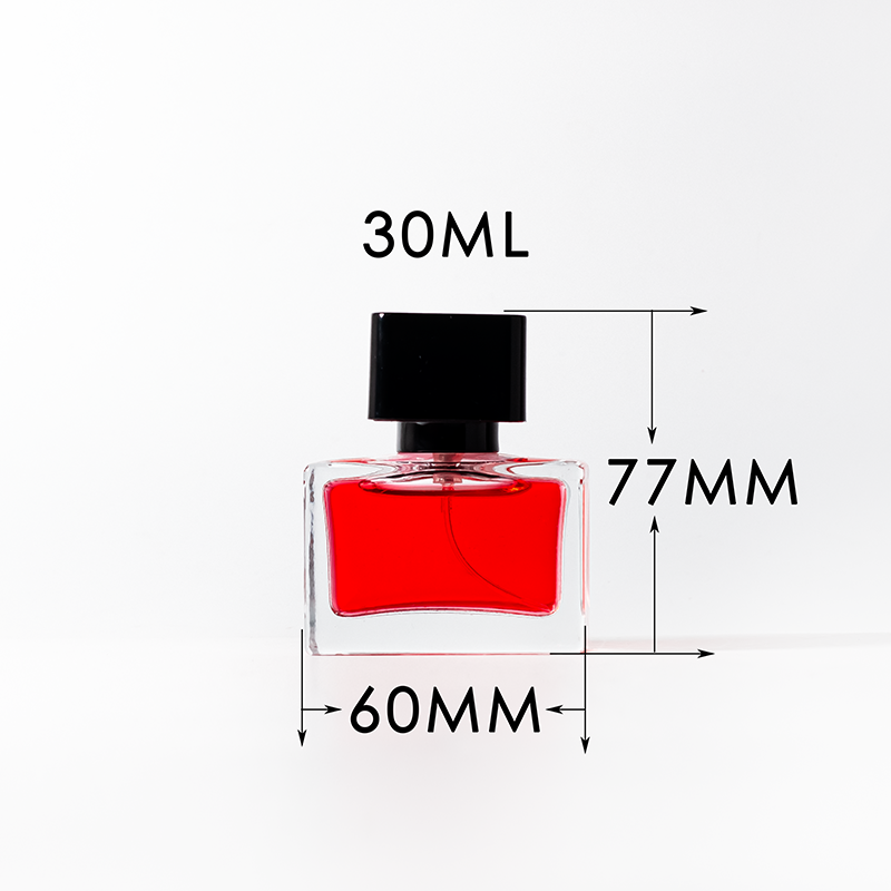 Rectangular Vintage Perfume Glass Bottle Classy Women's Perfume Bottles for Fragrance/Perfume