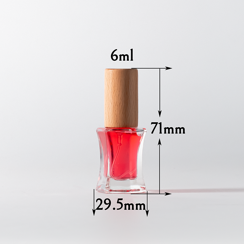 Arabic Parfum 6ml Transparent Empty Fine Mist Spray Perfume Oil Glass Bottle with Cap