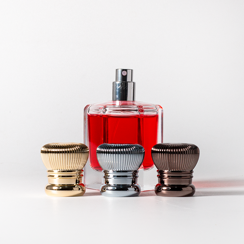 High-end Zinc-alloy Cap 50ml Perfume Glass Bottles Perfume Scent Bottle for Fragrances