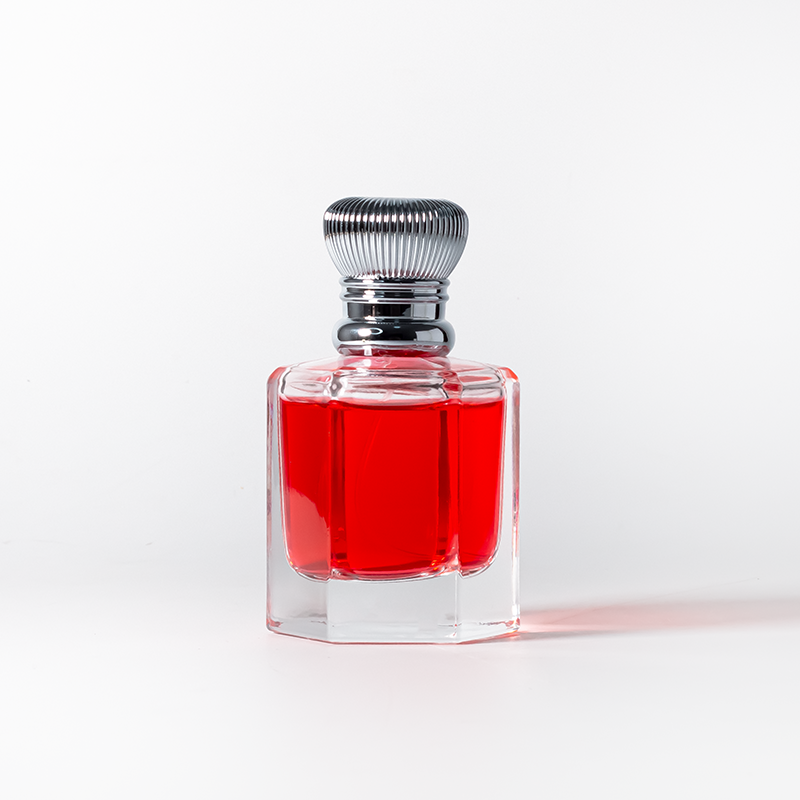 High-end Zinc-alloy Cap 50ml Perfume Glass Bottles Perfume Scent Bottle for Fragrances