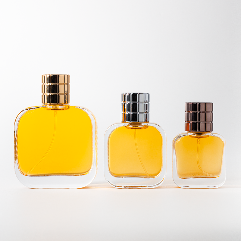 Special Empty Perfume Bottles 30ml 50ml 100ml Square Empty Cologne Bottle with Atomizer Lid