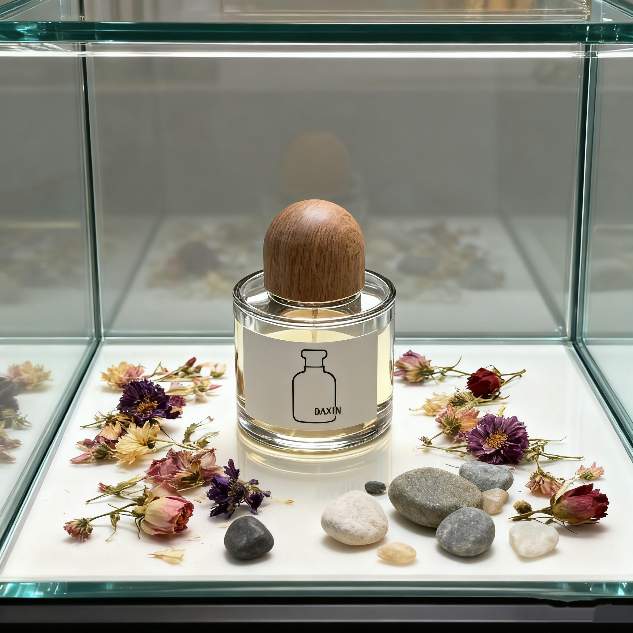 Round Shoulder Glass Bottle