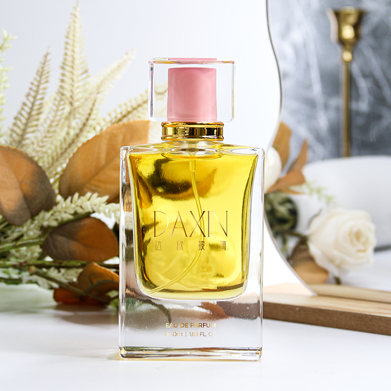 Custom Your Own Logo Perfume Empty Bottle 50 ml Luxury Good Quality Perfume Glass Bottle