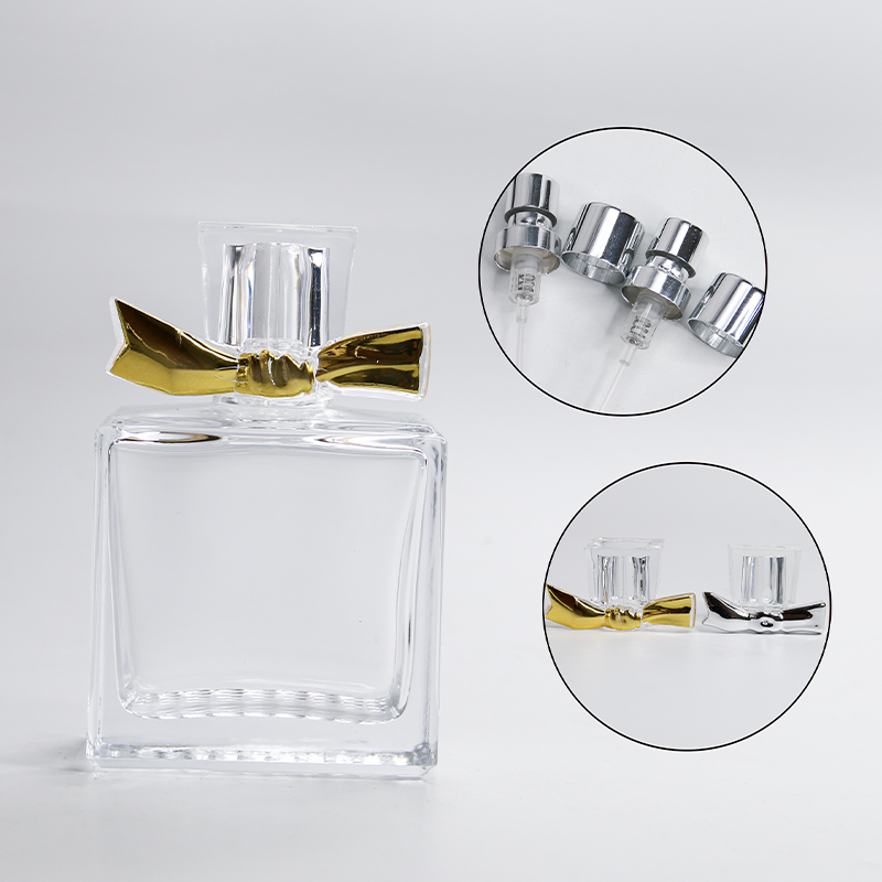 perfume empty glass bottle