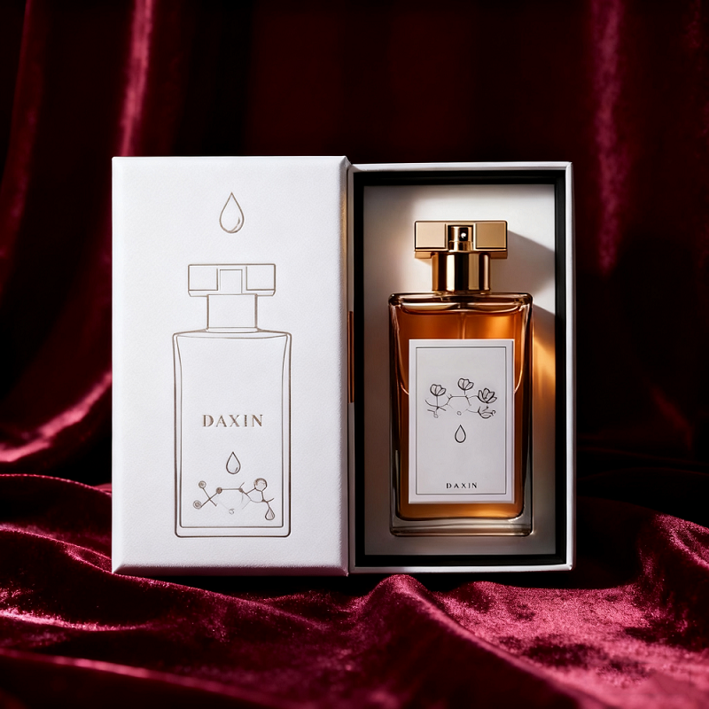 Frascos de perfume de vidrio Daxin de lujo, 30 ml, 50 ml y 100 ml, con pulverizador rectangular único.