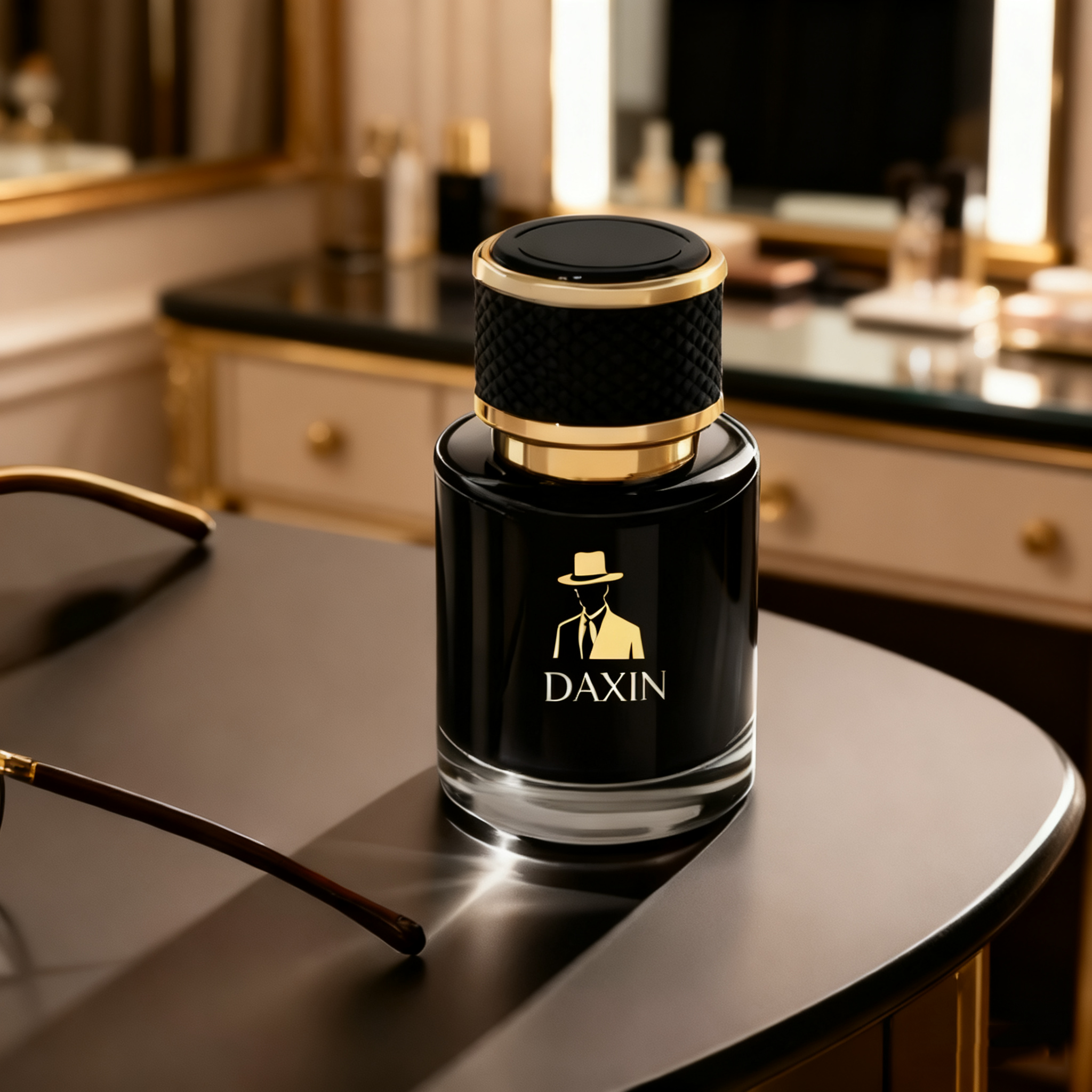 Cylinder Glass Spray Perfume Bottle