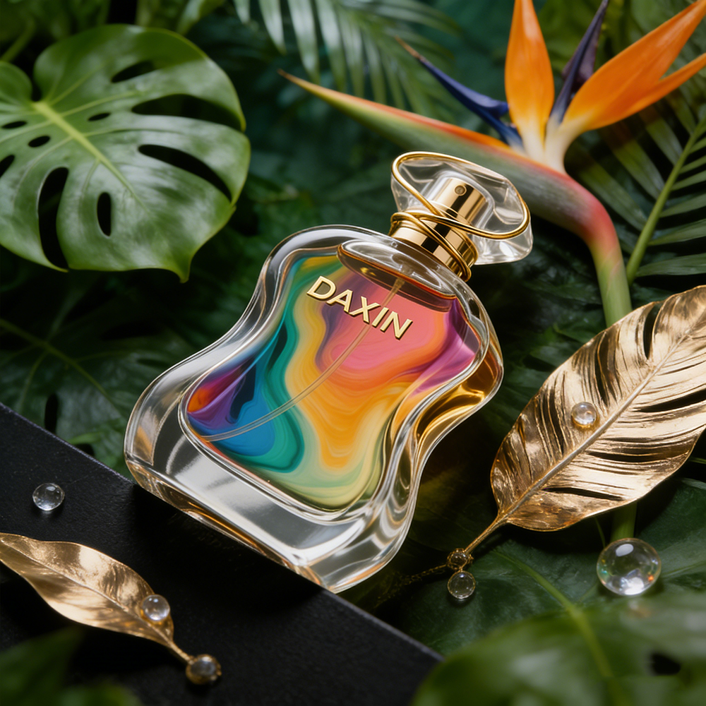 Clear Glass Perfume Bottle