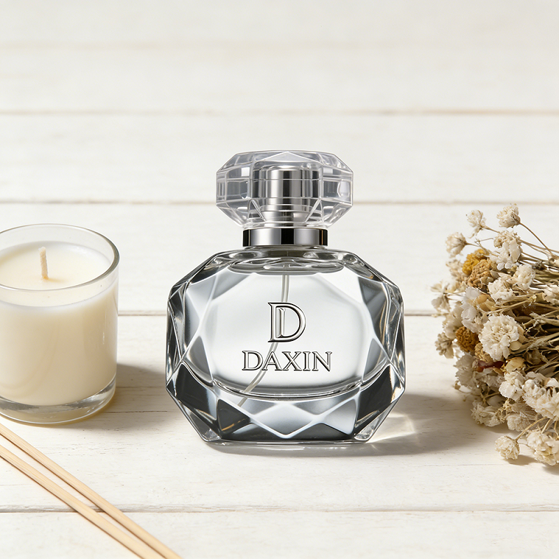 Customized Logo Classic Cologne Perfume Bottle Fashionable Glass Perfume Bottle 50ml with Printing