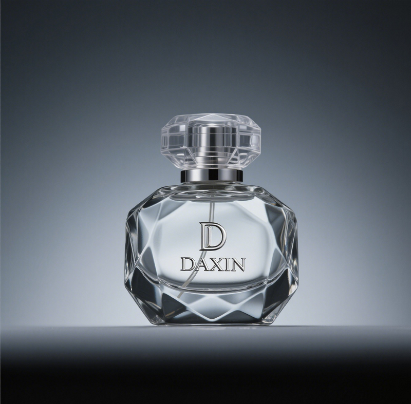 Customized Logo Classic Cologne Perfume Bottle Fashionable Glass Perfume Bottle 50ml with Printing