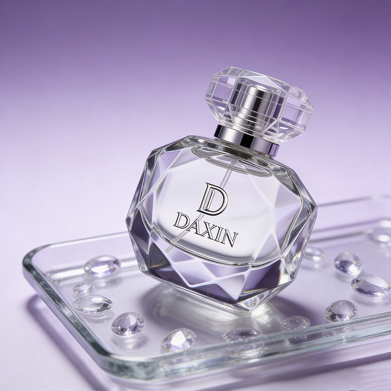 Customized Logo Classic Cologne Perfume Bottle Fashionable Glass Perfume Bottle 50ml with Printing