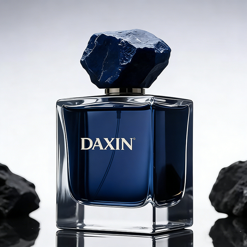 Perfume Bottle Packaging 100ml Square Clear Amber Custom Label Perfume Sample Bottles for Perfumes