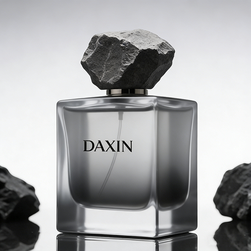 Perfume Bottle Packaging 100ml Square Clear Amber Custom Label Perfume Sample Bottles for Perfumes