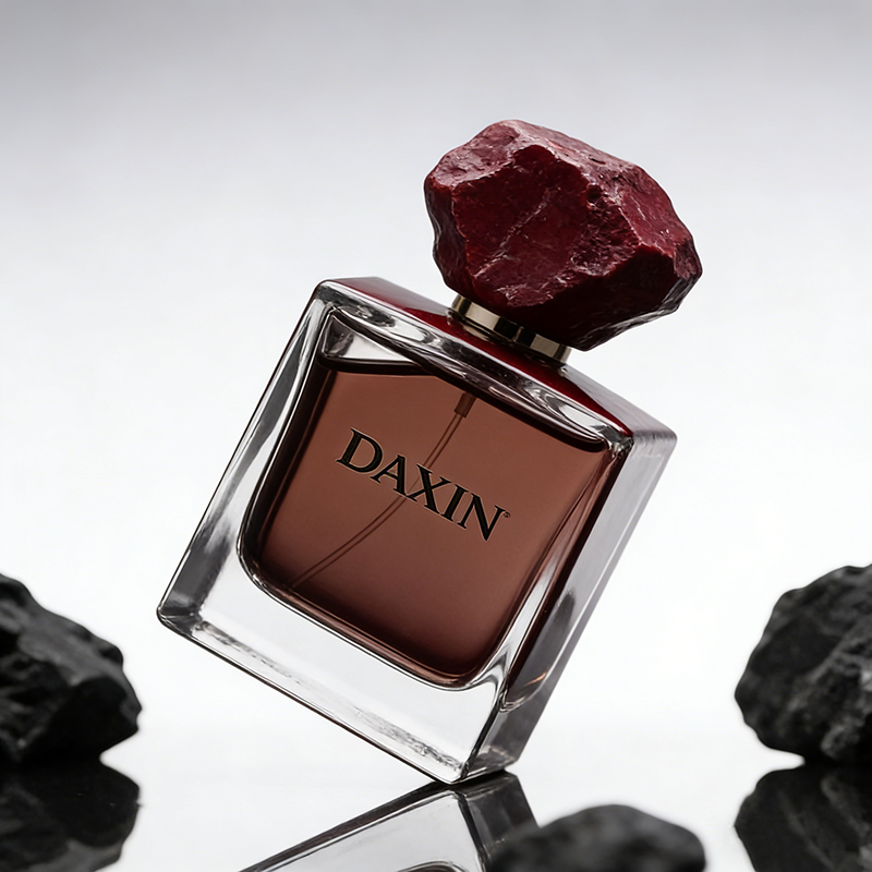 Perfume Bottle Packaging 100ml Square Clear Amber Custom Label Perfume Sample Bottles for Perfumes