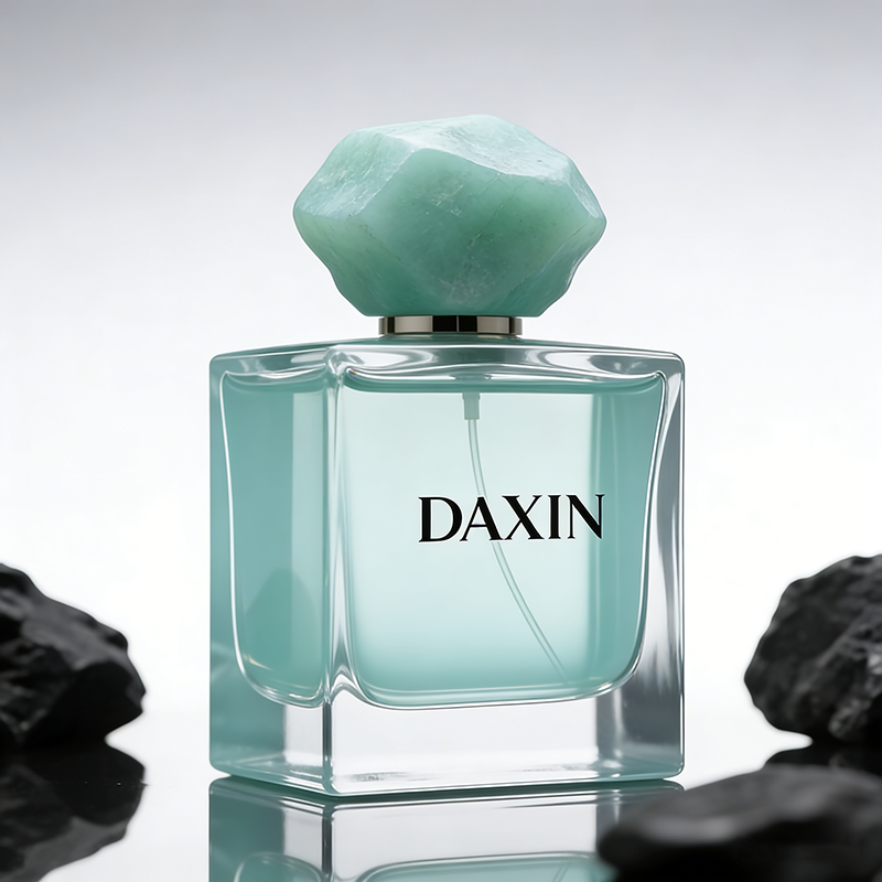 Perfume Bottle Packaging 100ml Square Clear Amber Custom Label Perfume Sample Bottles for Perfumes