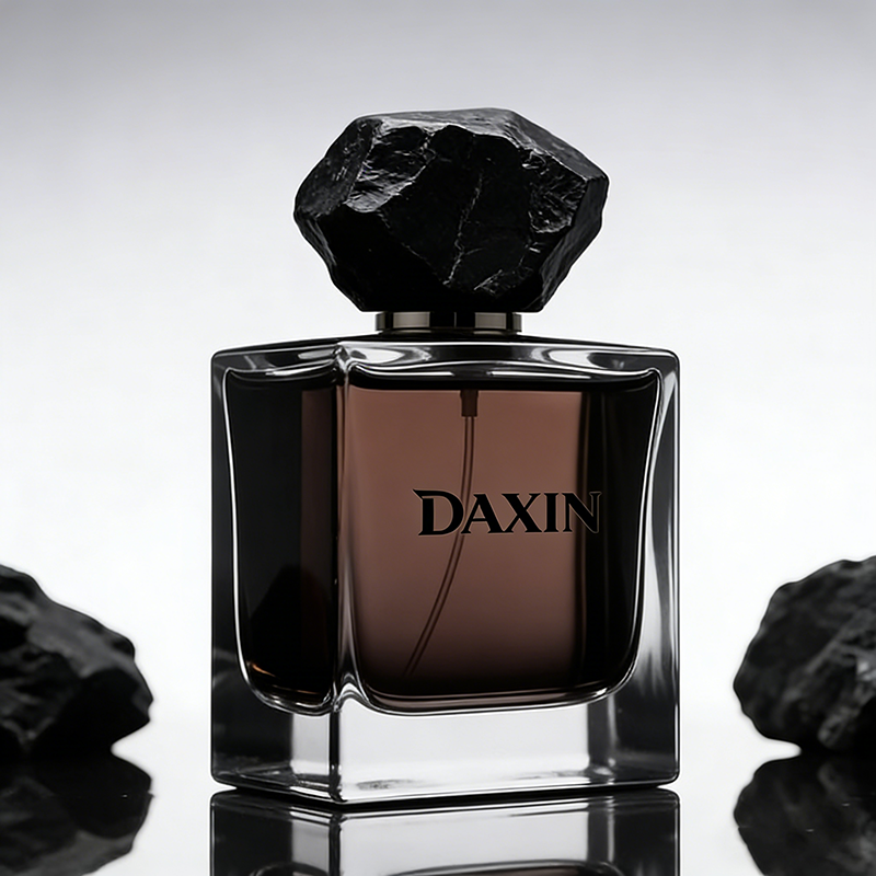 Perfume Bottle Packaging 100ml Square Clear Amber Custom Label Perfume Sample Bottles for Perfumes