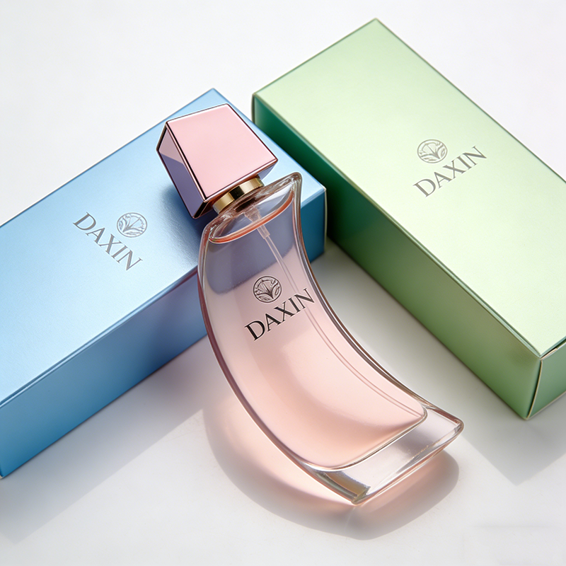 Unique Glass Perfume Bottle Transparent 30ml 50ml 100ml Thick Bottom Glass Luxury Cologne Bottle