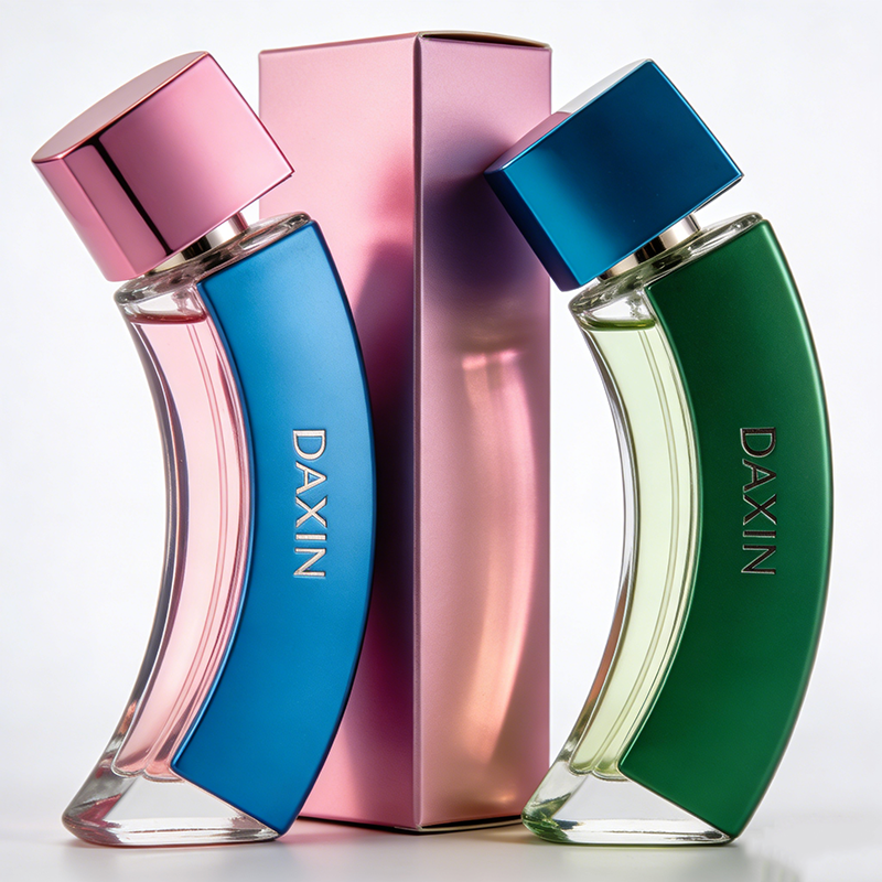 Unique Glass Perfume Bottle Transparent 30ml 50ml 100ml Thick Bottom Glass Luxury Cologne Bottle