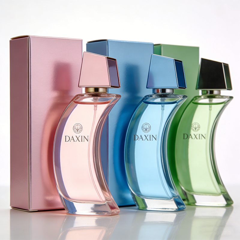 Unique Glass Perfume Bottle Transparent 30ml 50ml 100ml Thick Bottom Glass Luxury Cologne Bottle