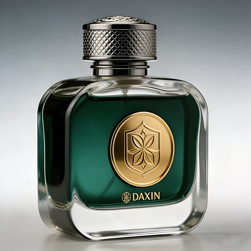 Luxury Crystal Glass Perfume Bottle Cologne Glass Bottle Portable Custom Zamac Cap Parfum Bottle