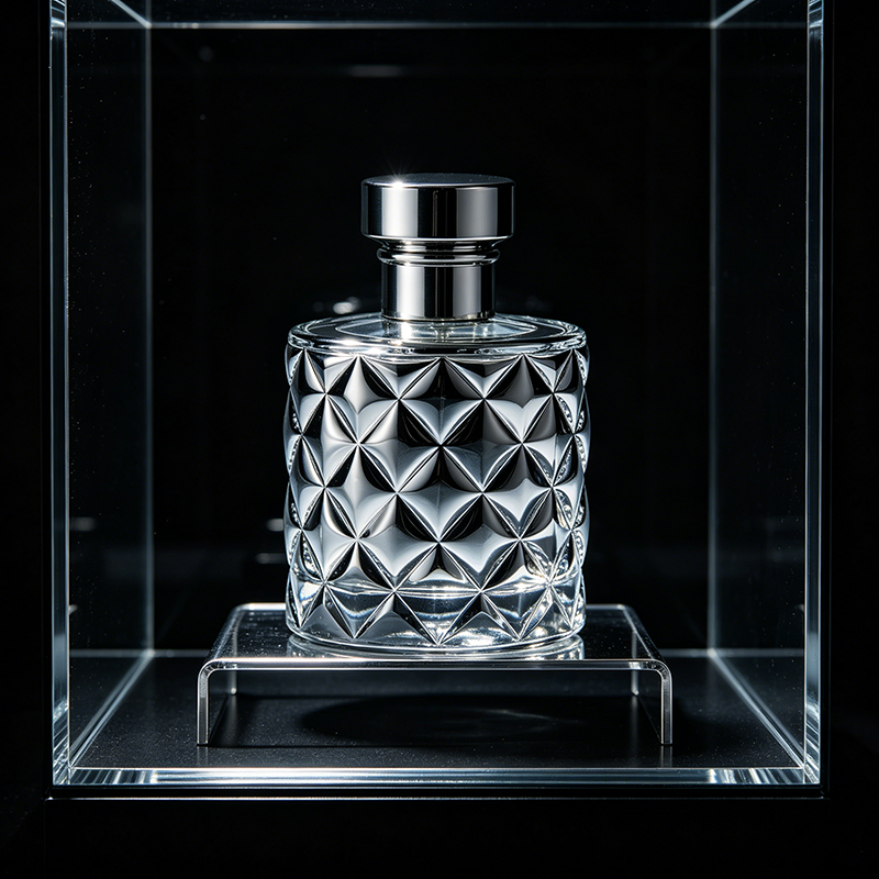 Luxury 100ml Crystal Empty Refillable Spray Bottle Thick Bottom Glass Perfume Cologne Bottle for Fragrance