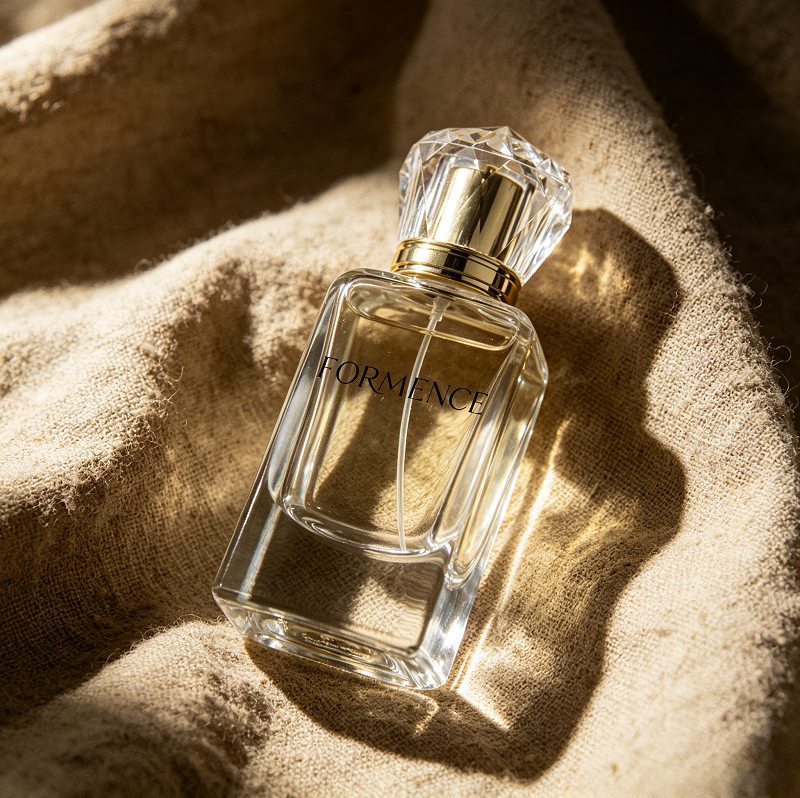 Custom Luxury Rectangle 30ml 50ml 100ml Empty Fragrance Spray Glass Perfume Bottles With Transparent Lid