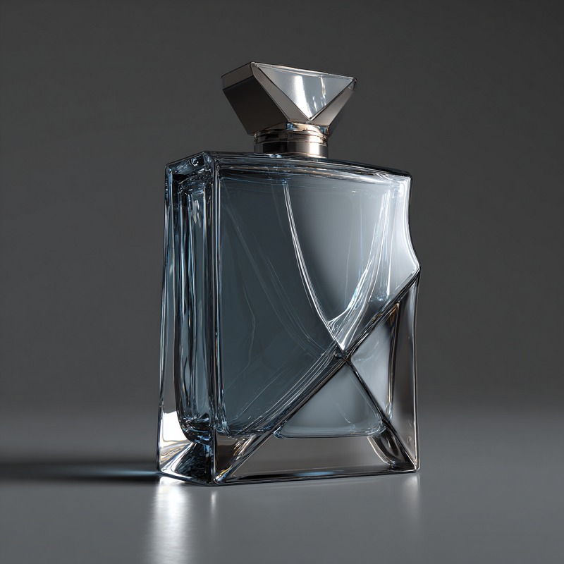 Unique Stripe Design Perfume Bottle Sprayed Glass Perfume Bottle Custom Logo 30ml 50ml 100ml Bottles