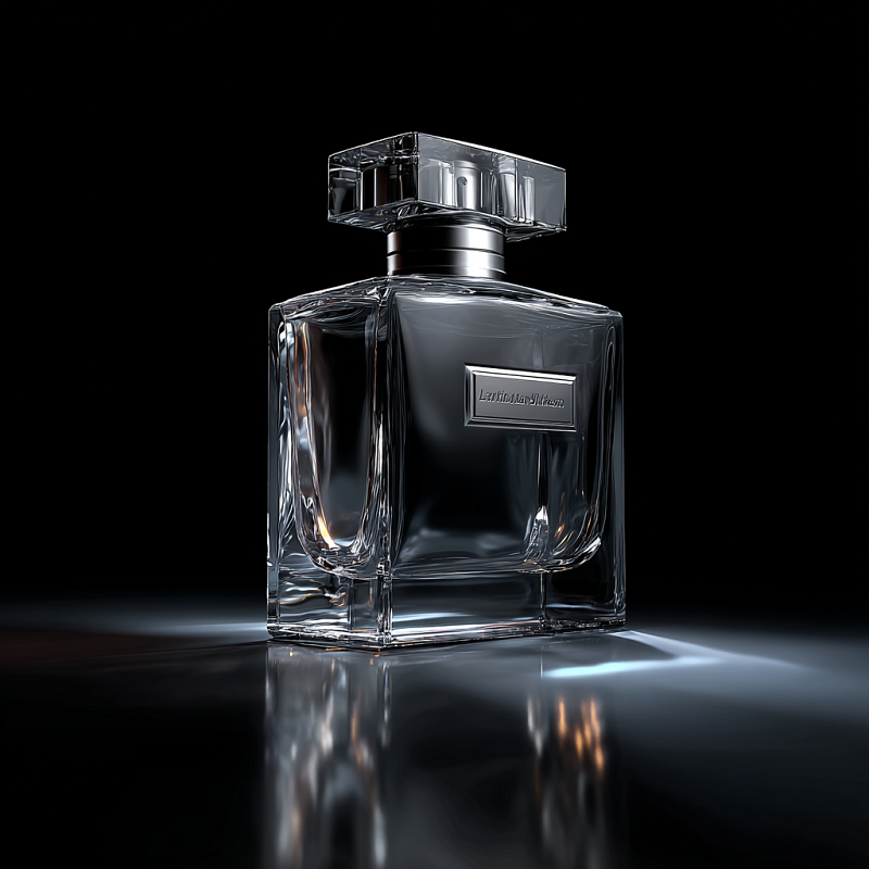 Unique Stripe Design Perfume Bottle Sprayed Glass Perfume Bottle Custom Logo 30ml 50ml 100ml Bottles