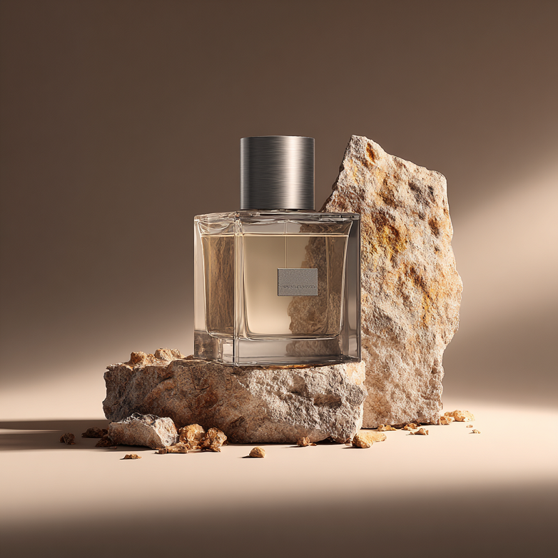 50ml Elegant Custom Moldings Engraved Strips Glass Perfume Bottle Cologne Glass Spray Bottle