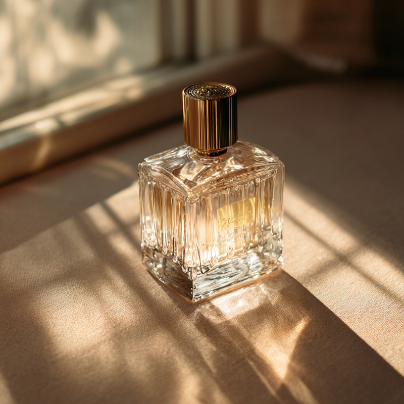 30ml 50ml Elegant Perfume Bottle Custom Moldings Engraved Strips Cologne Glass Spray Bottle