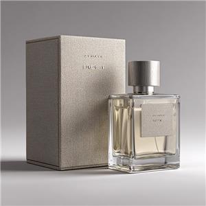 New Design High-End Glass Perfume Bottles Hot Silver Stamping Logo Parfum Cologne Bottles 50ml