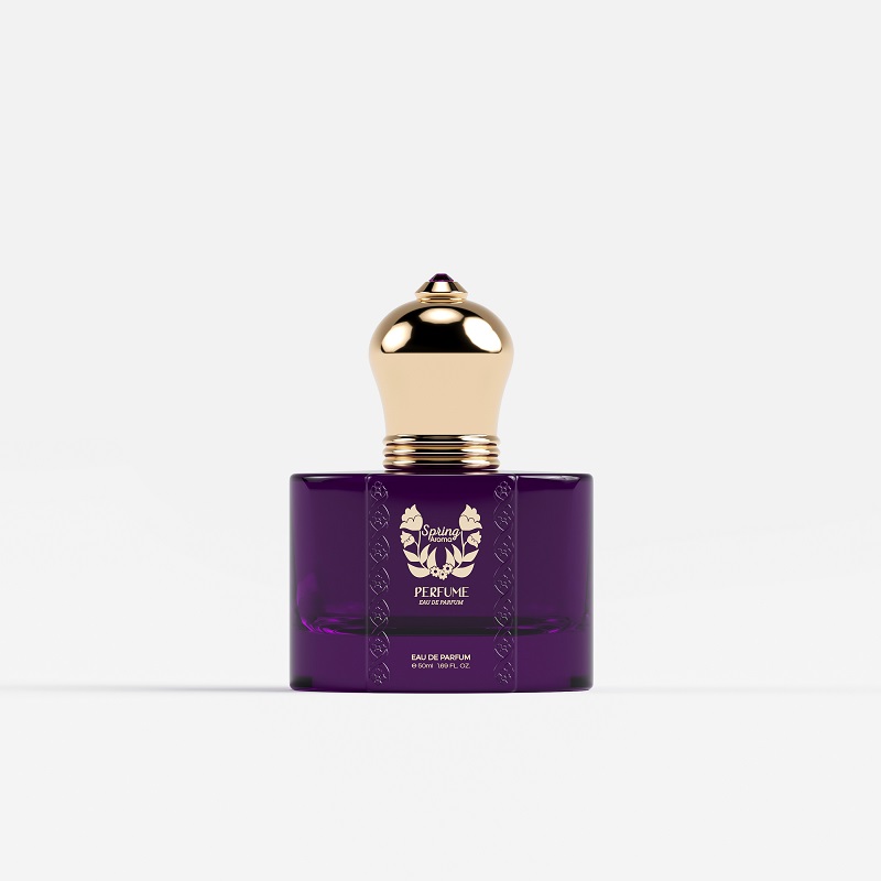 High End Botol Perfume Custom Logo Frosted Color 30ml Glass Perfume Bottle 50ml Premium Perfume Bottle