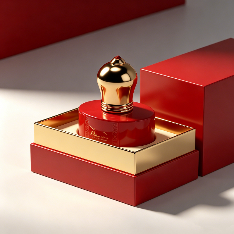 Matte Red Color 30ml 50ml Luxury Premium Fragrance Bottle 100ml Unique Perfume Bottle for Female with Box