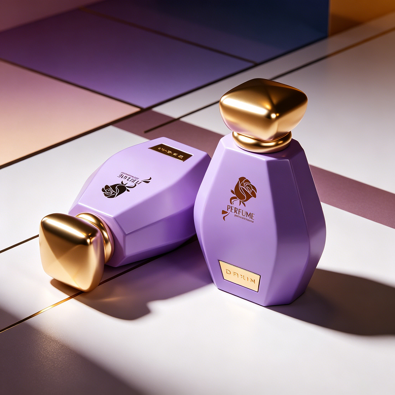 Designer Perfume Bottle 30ml 50ml Luxury Perfume Container 100 ml Perfume Bottle with Gold Cap