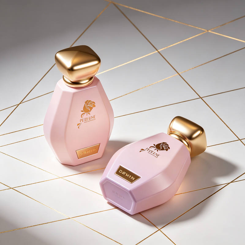 Designer Perfume Bottle 30ml 50ml Luxury Perfume Container 100 ml Perfume Bottle with Gold Cap