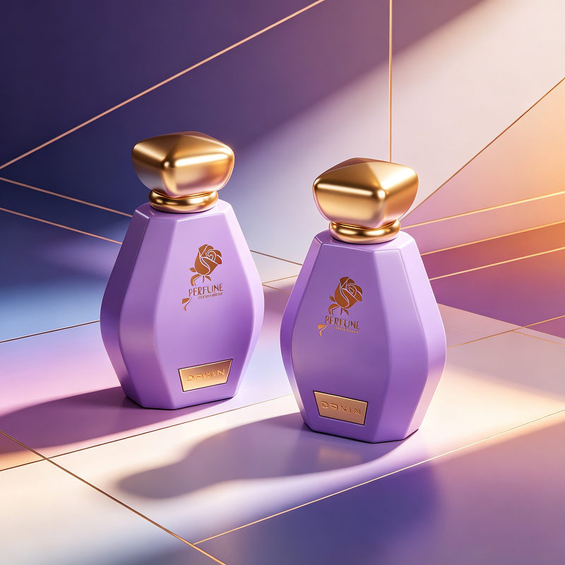 Designer Perfume Bottle 30ml 50ml Luxury Perfume Container 100 ml Perfume Bottle with Gold Cap