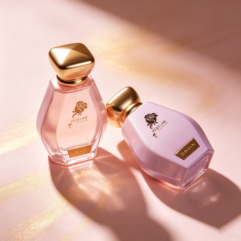 Designer Perfume Bottle 30ml 50ml Luxury Perfume Container 100 ml Perfume Bottle with Gold Cap