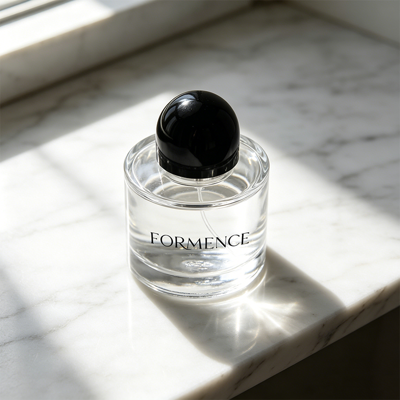 Custom Logo Cylinder Round 50ml 100ml Perfume Spray Bottle Luxury Perfume Bottle for Men