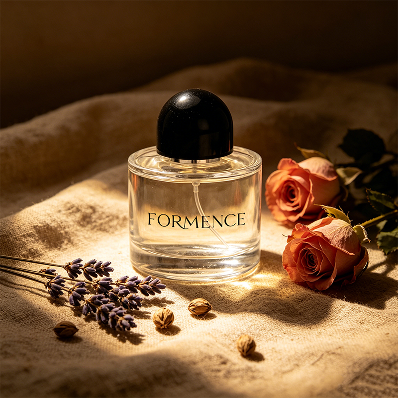 Custom Logo Cylinder Round 50ml 100ml Perfume Spray Bottle Luxury Perfume Bottle for Men