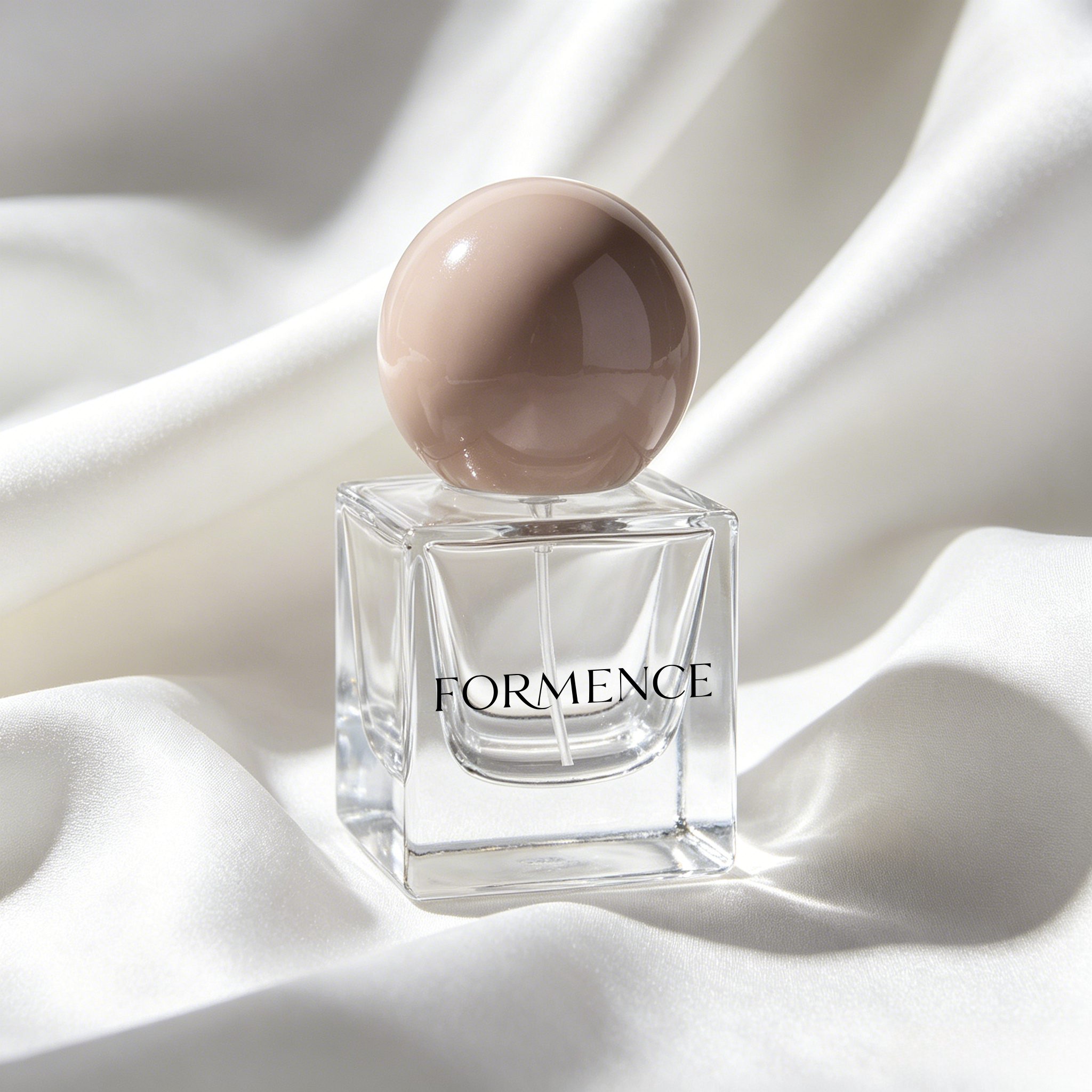 Square Shape Travel Size Perfume Bottle 20ml Perfume Bottle Mini Perfume Bottle with Ball Shape Cap