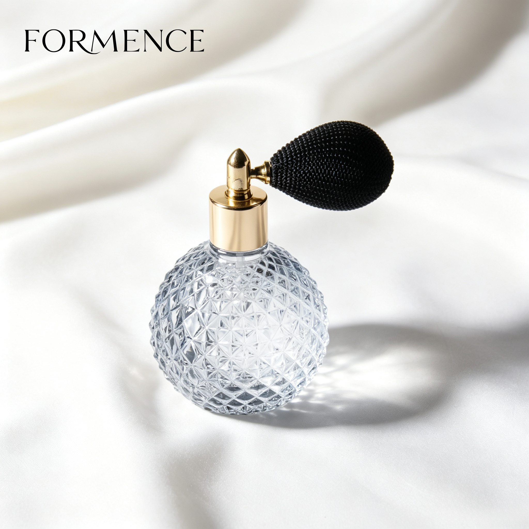 50ml 100ml Unique Airbag Perfume Spray Bottle Balloon Fragrance Bottle Atomizer Glass Perfume Bottle