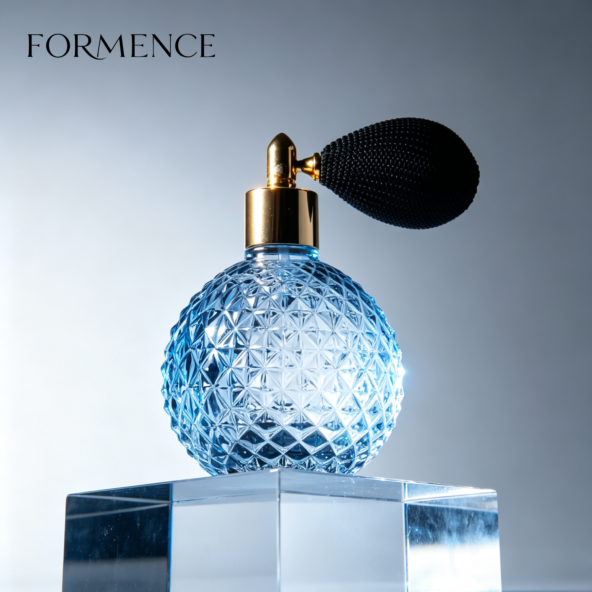 50ml 100ml Unique Airbag Perfume Spray Bottle Balloon Fragrance Bottle Atomizer Glass Perfume Bottle