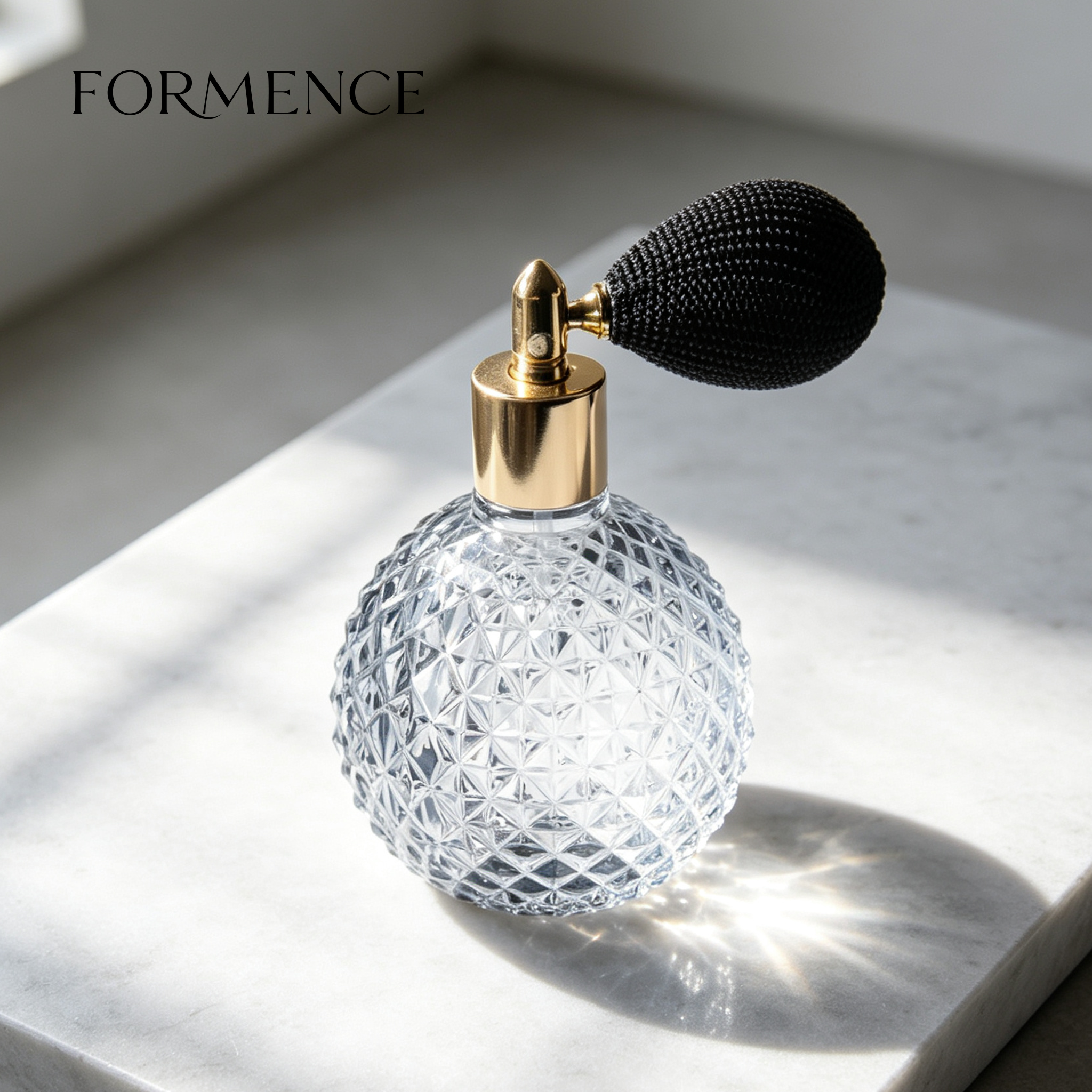 50ml 100ml Unique Airbag Perfume Spray Bottle Balloon Fragrance Bottle Atomizer Glass Perfume Bottle