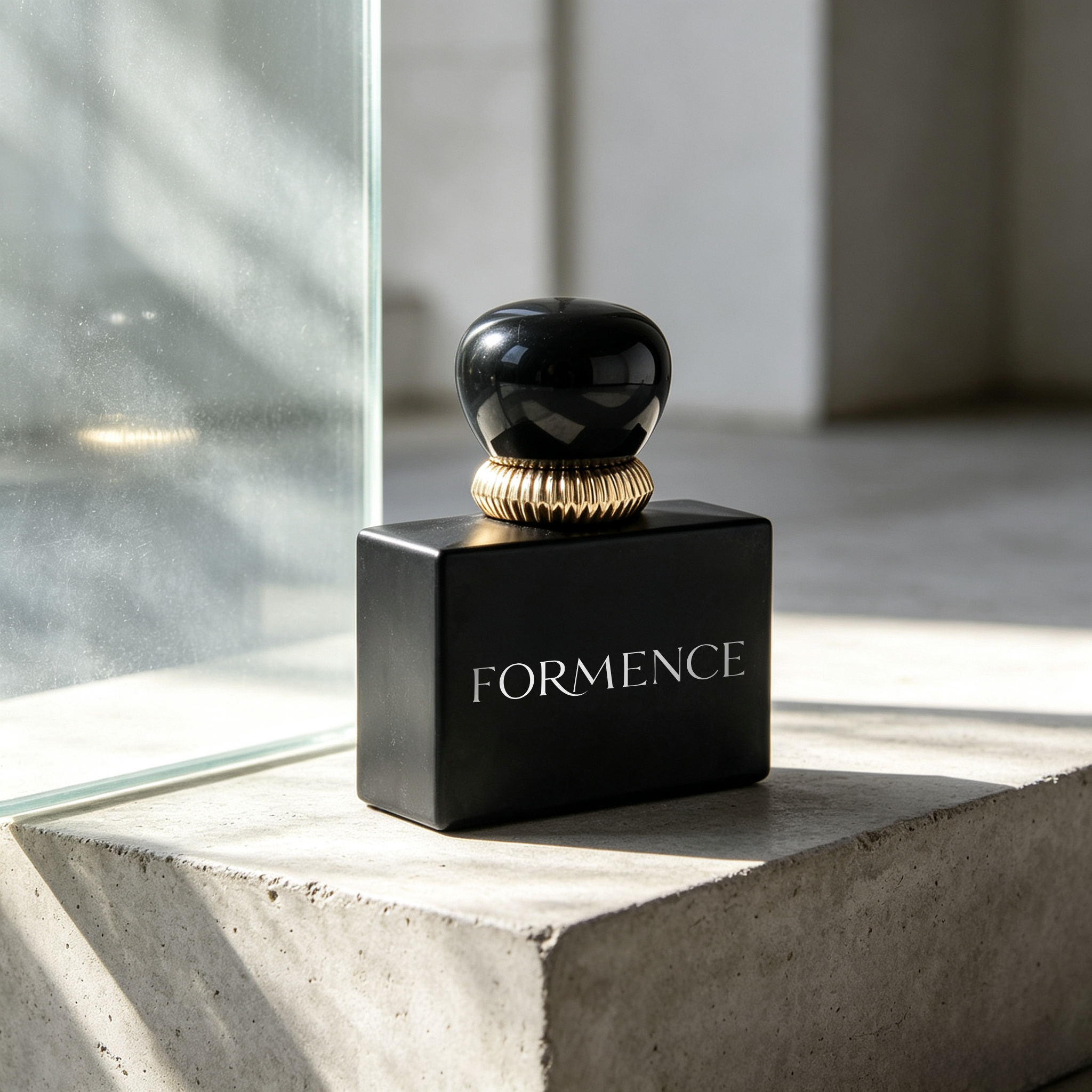 Perfume Bottle 50ml Luxury Black Glass Perfume Bottle Wholesale Empty Perfume Spray Bottle with Cap