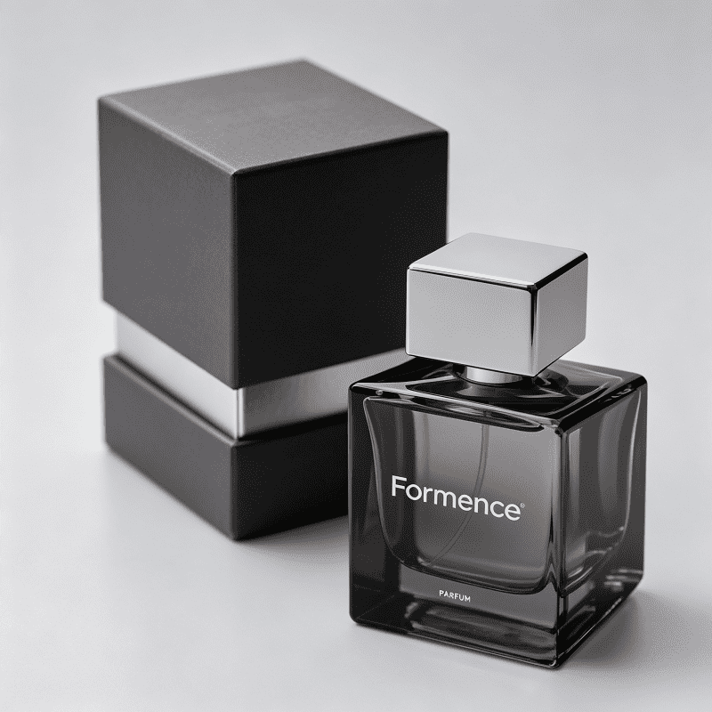 Botol Parfum Kaca Persegi Kosong Desain Baru 50 ml Botol Parfum Mewah Kaca dengan Kemasan Kotak