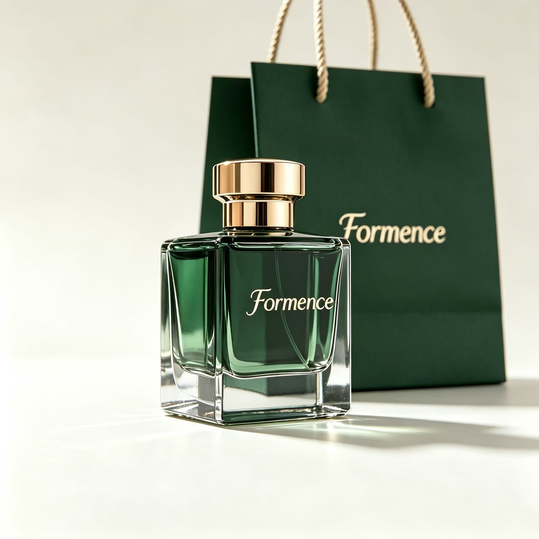 Botol Parfum Berdasar Tebal 30ml Botol Parfum Persegi dengan Kemasan Kotak 50ml 100ml